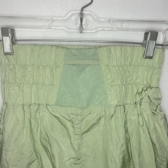 Free People Movement The Way Home Shorts Size M Mint Green High Rise Lined 2” - Picture 6 of 8